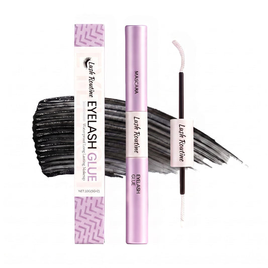 Lush Routine™ 2-in-1 Dual-Ended Mascara & Eyelash Glue
