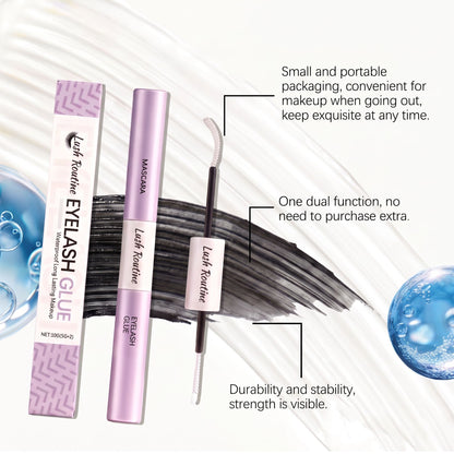 Lush Routine™ 2-in-1 Dual-Ended Mascara & Eyelash Glue