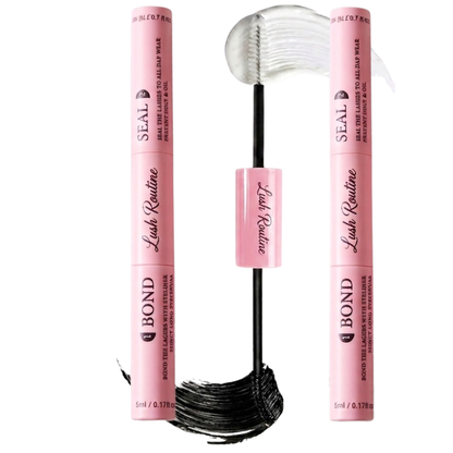 Lush Routine™ 2-in-1 DIY Lash Extension Glue – 72H Waterproof Bond & Seal (Black)