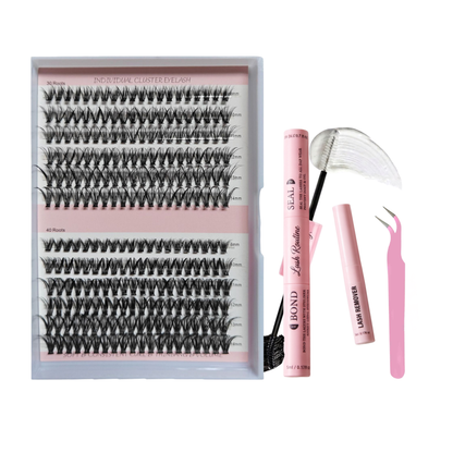 Lush Routine™ 2-in-1 DIY Lash Extension Glue – 72H Waterproof Bond & Seal (Black)